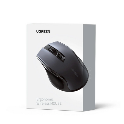 Bežični miš UGREEN MU006 (90855), 4000DPI, BT / Wi-Fi, Sivi