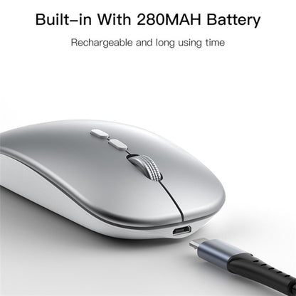 Bežični miš Yesido KB15, 800DPI - 1600DPI, Srebrni