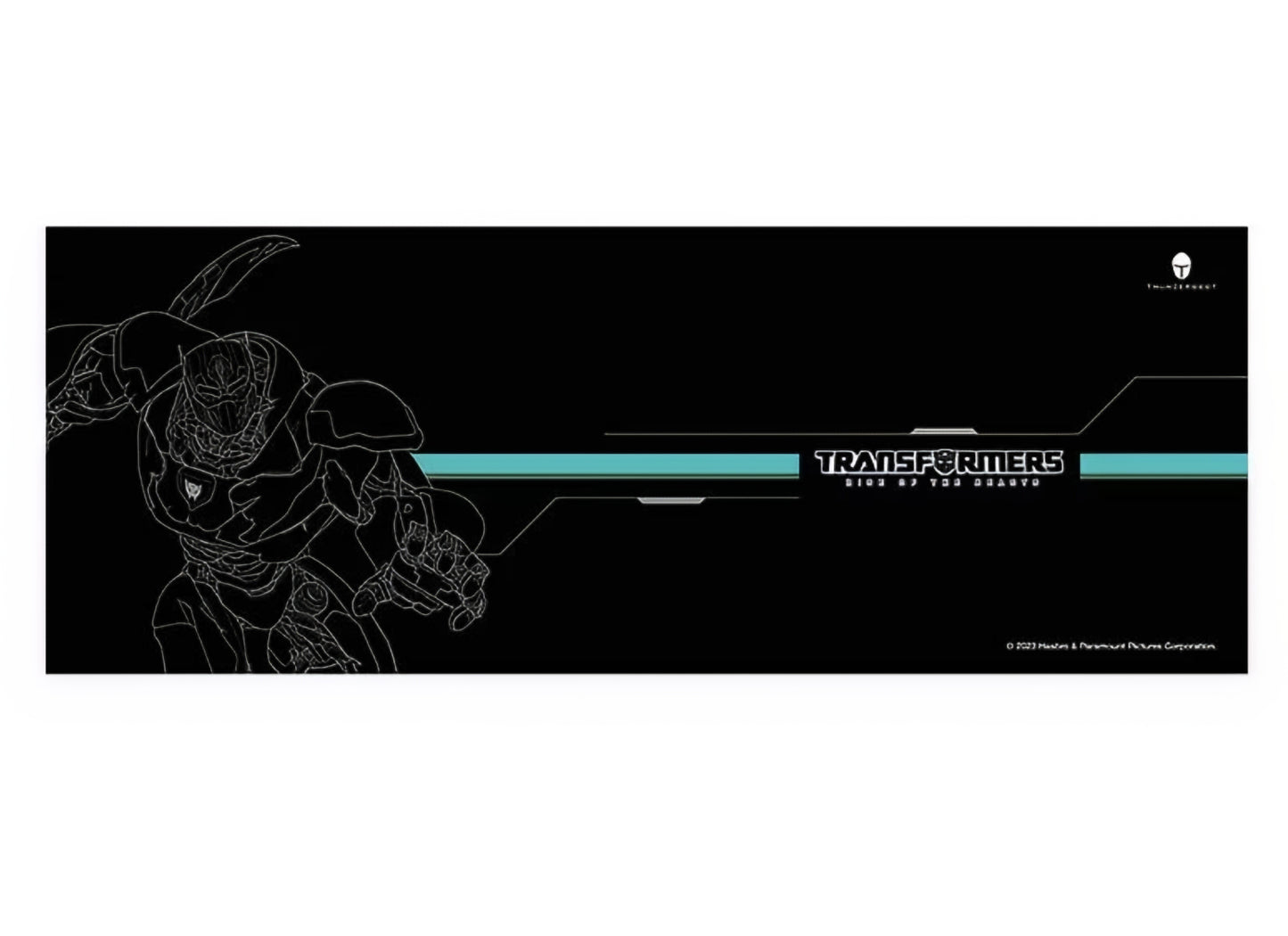 Gaming podloga za miš Thunderobot P1-950 TF, 950mm x 350mm x 3mm, Crna
