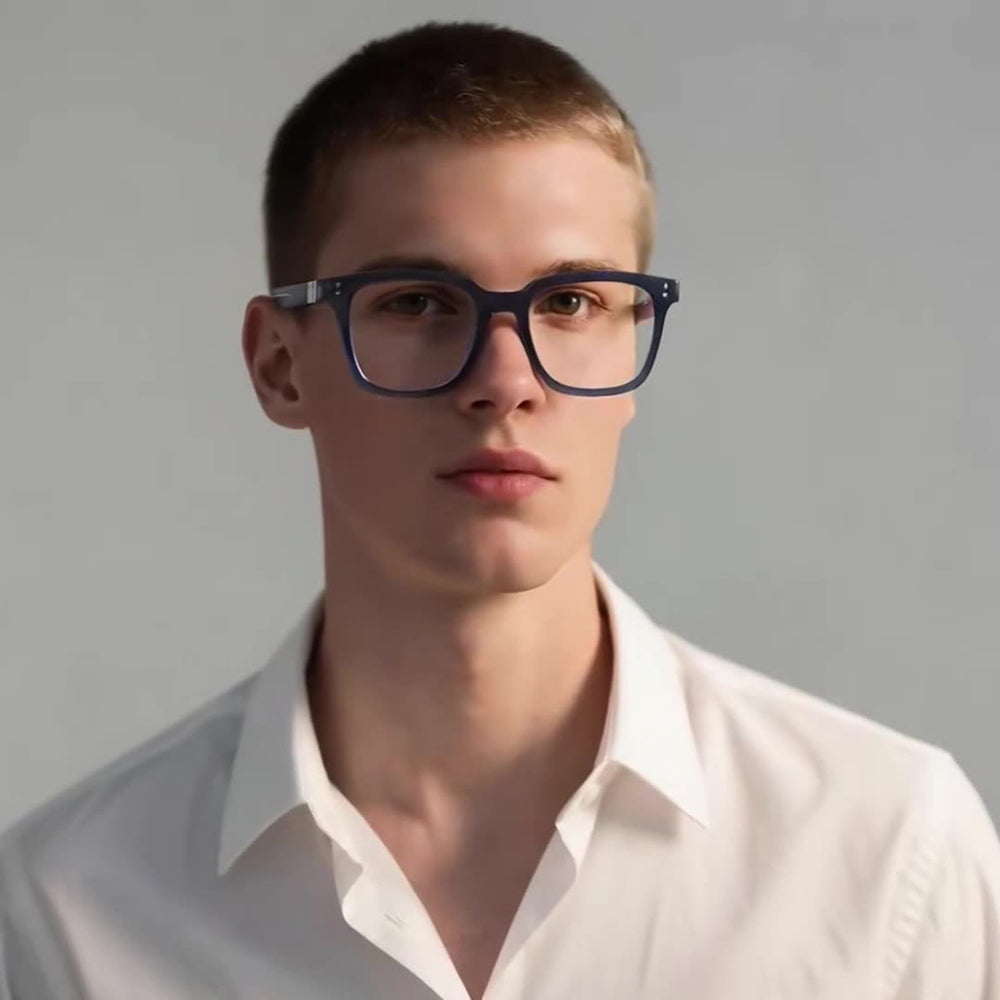 Naočale za računalo muške Techsuit 2225, protiv plavog svjetla, crne