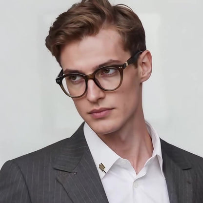 Naočale za računalo muške Techsuit 2231, protiv plavog svjetla, svijetlo smeđe