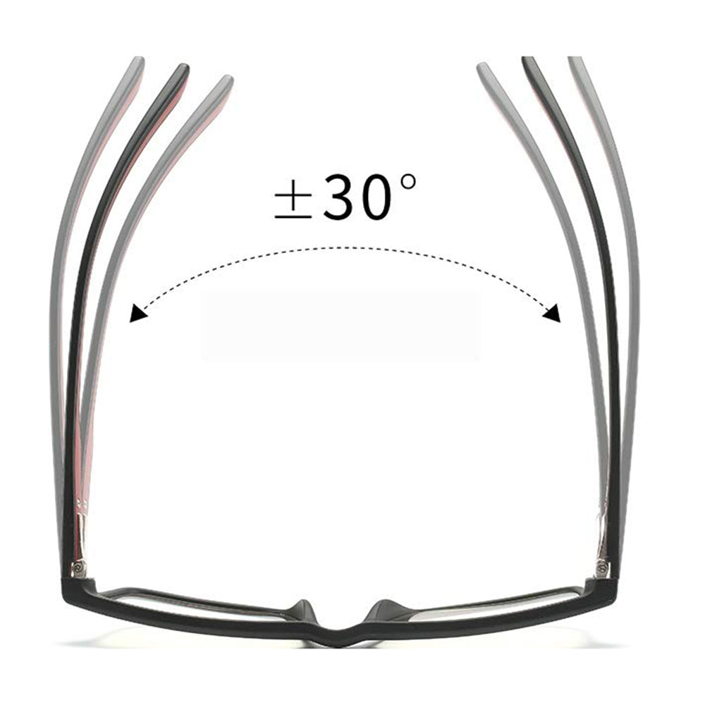 Naočale za računalo za muškarce Techsuit F2388, Anti-Blue Light, Crne