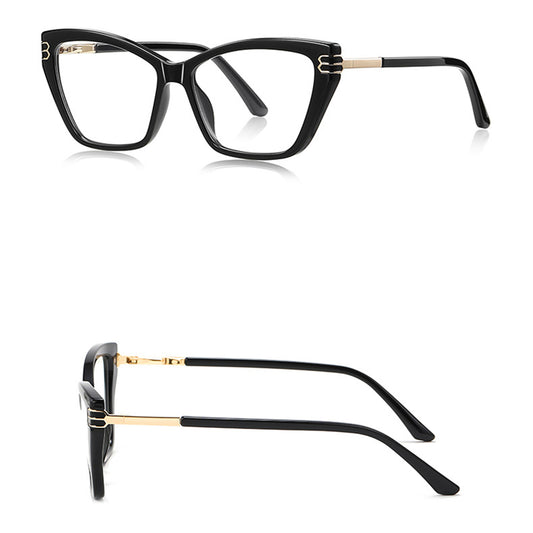 Naočale za računalo za žene Techsuit 2262, protiv plavog svjetla, crne