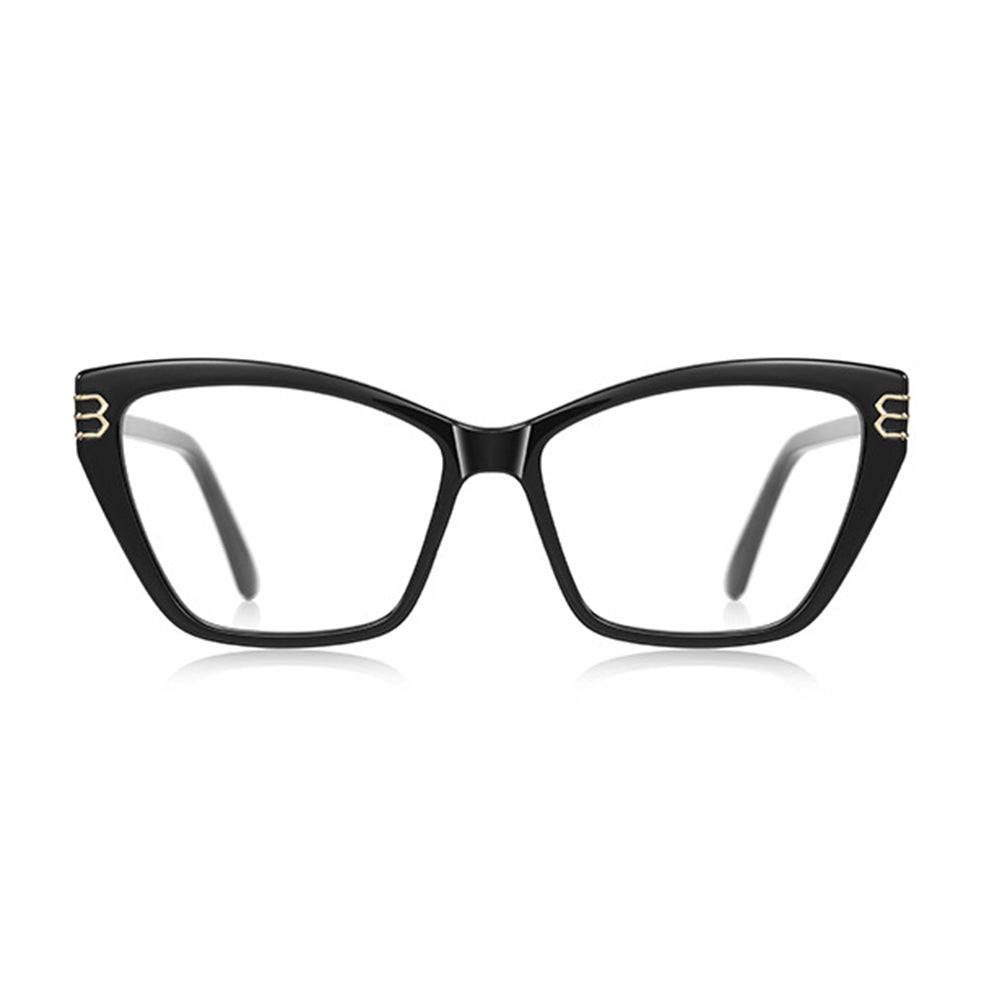 Naočale za računalo za žene Techsuit 2262, protiv plavog svjetla, crne