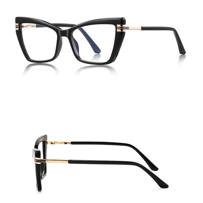 Naočale za računalo za žene Techsuit 2263, protiv plavog svjetla, crne