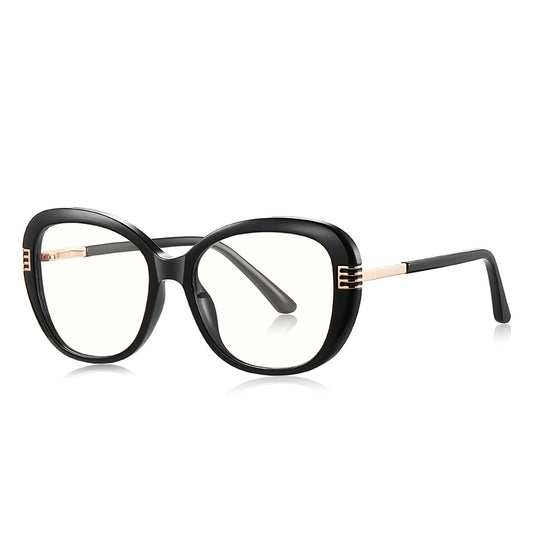 Naočale za računalo za dame Techsuit 2265, Anti-Blue Light, Crne Zlatne