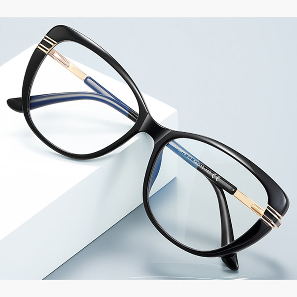 Naočale za računalo za žene Techsuit 2274, protiv plavog svjetla, crne