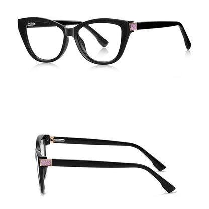 Naočale za računalo za žene Techsuit 2276, protiv plavog svjetla, crne