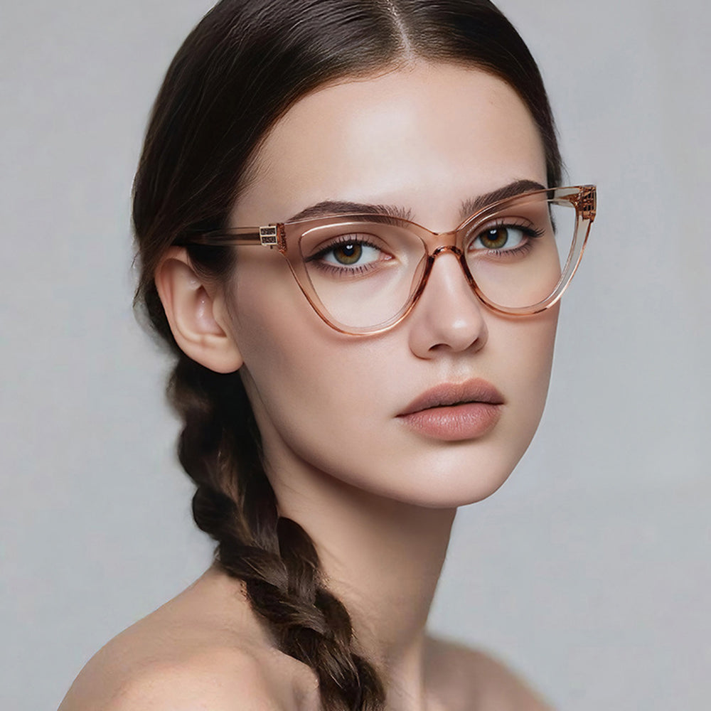 Naočale za računalo za žene Techsuit 2279, Anti-Blue Light, Svijetlo smeđe