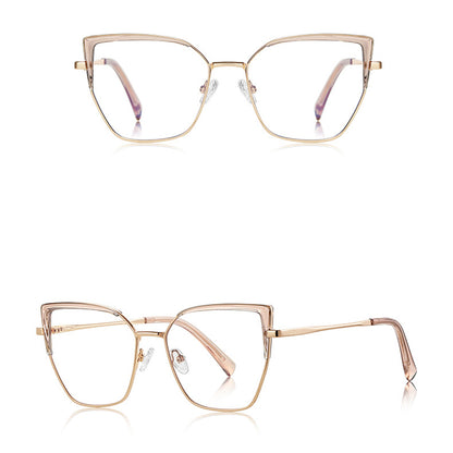 Ženske računalne naočale Techsuit 3156, Anti-Blue Light, Ružičasto Zlatne