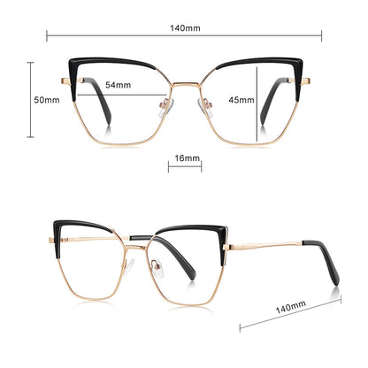 Ženske računalne naočale Techsuit 3156, Anti-Blue Light, Ružičasto Zlatne