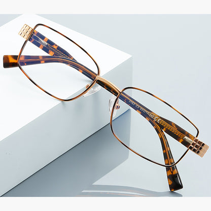 Naočale za računalo za žene Techsuit 3163, Anti-Blue Light, Crne Zlatne