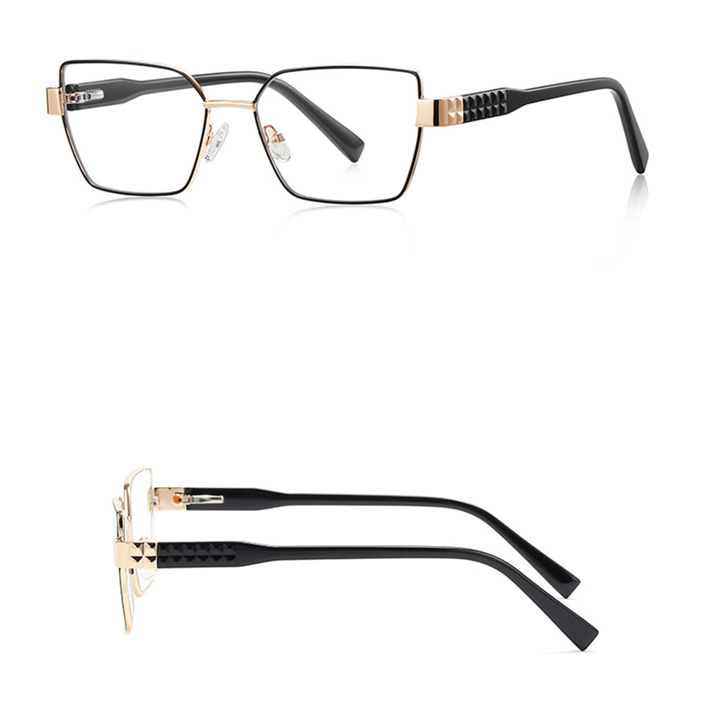 Naočale za računalo za žene Techsuit 3169, protiv plavog svjetla, crne