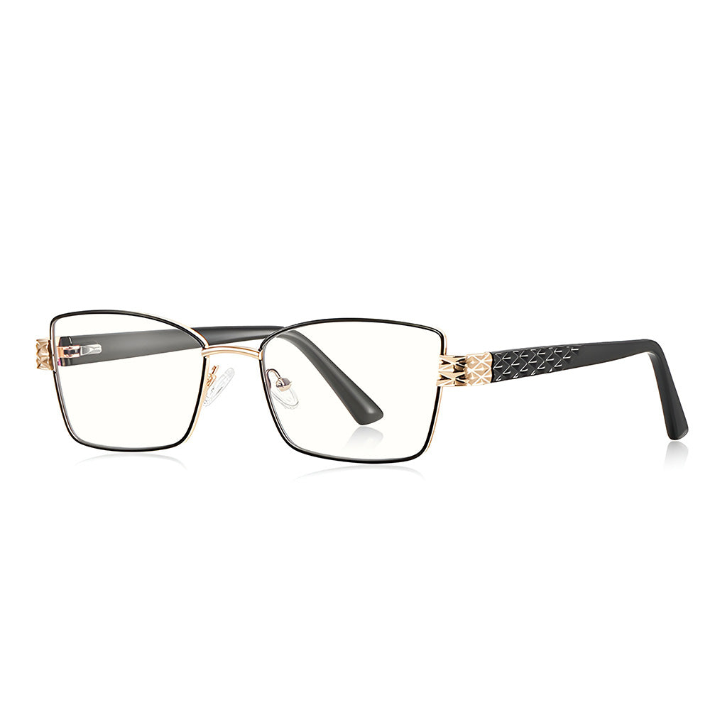 Ženske naočale za računalo Techsuit 3171, protiv plavog svjetla, crne