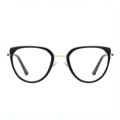 Ženske računalne naočale Techsuit 82290, Anti-Blue Light, Crno Zlatne