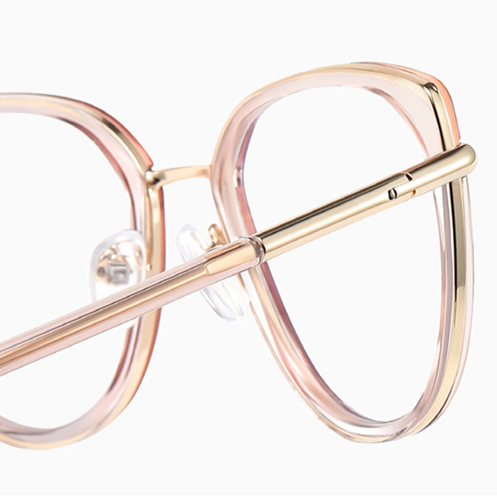 Ženske računalne naočale Techsuit 82290, Anti-Blue Light, Crno Zlatne