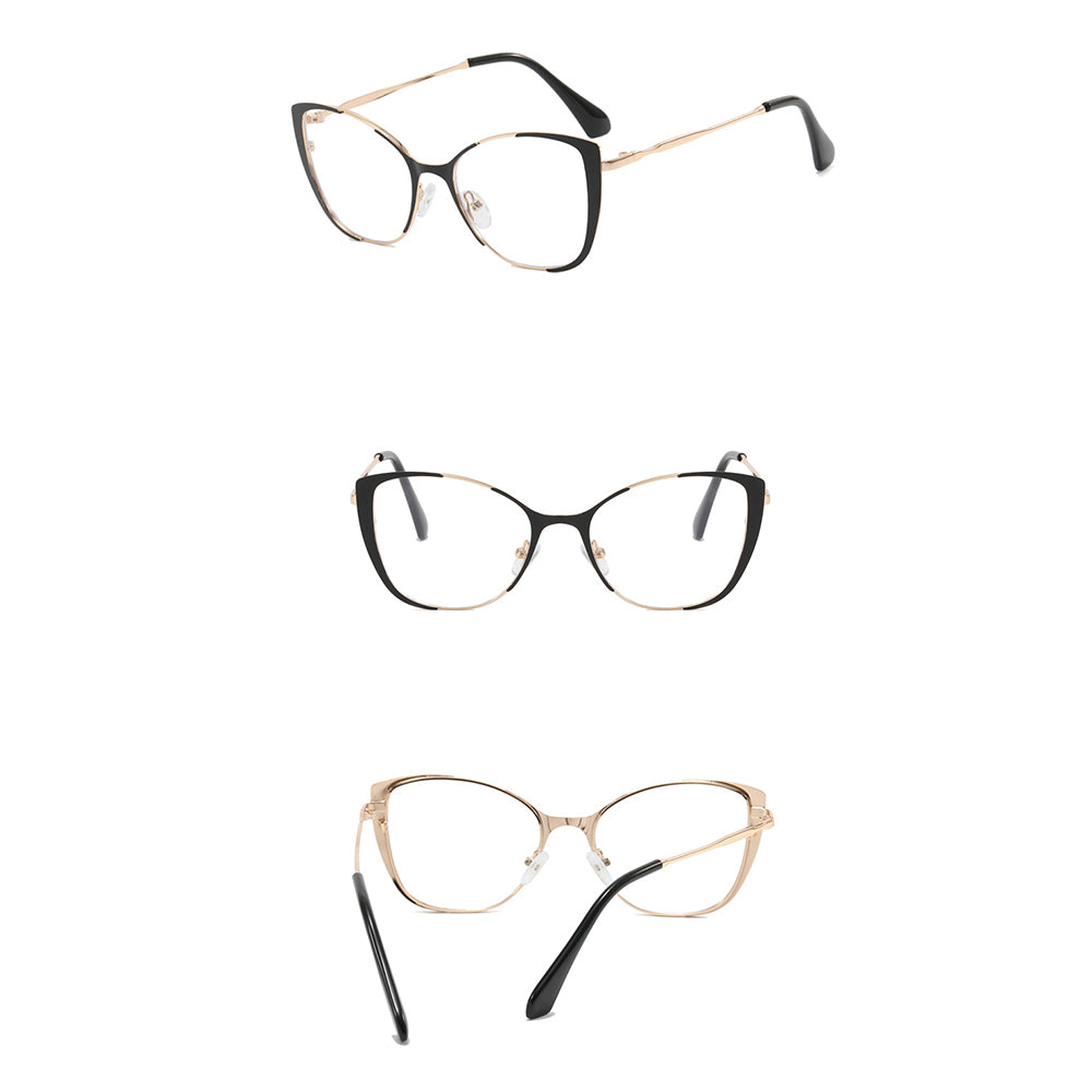 Naočale za računalo za žene Techsuit 8808, protiv plavog svjetla, crne