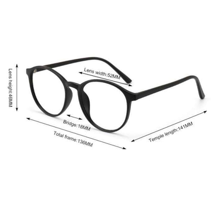 Naočale za računalo za žene Techsuit F8551-C2, Anti-Blue Light, Crne