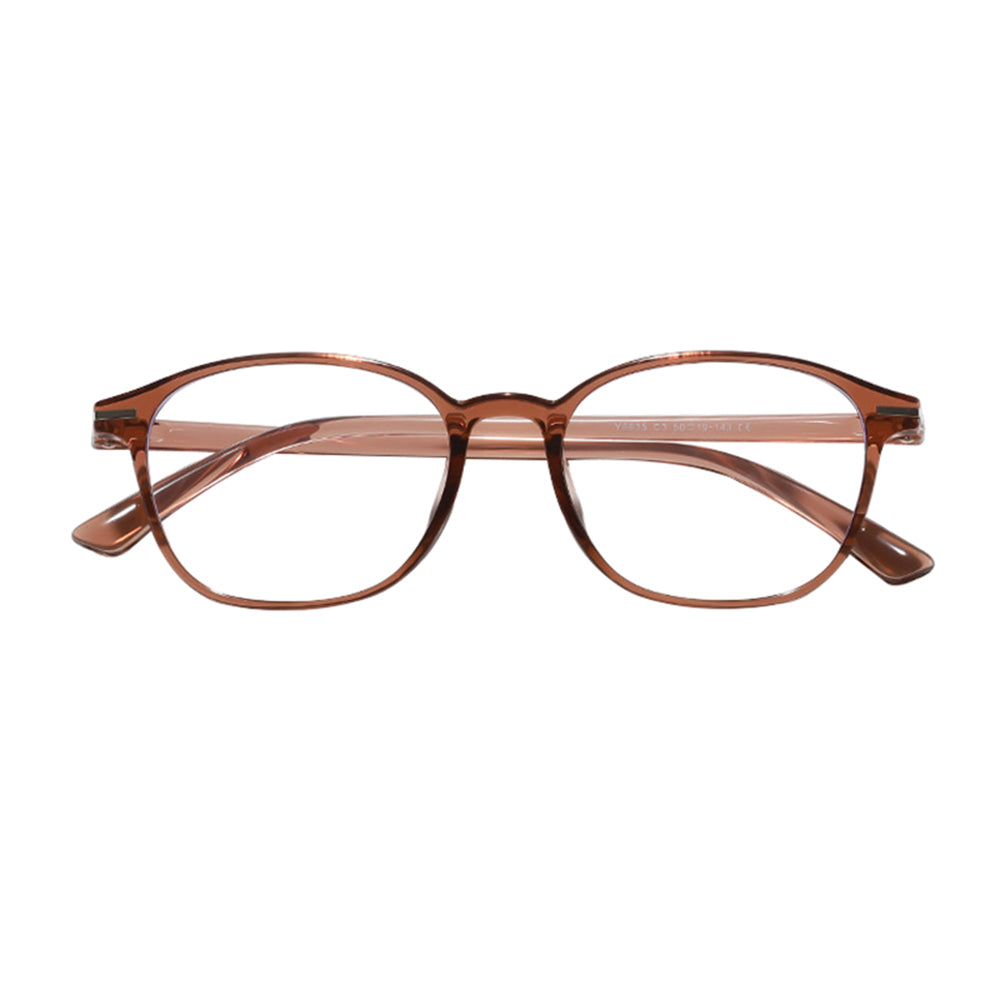 Unisex naočale za računalo Techsuit 6635, Anti-Blue Light, Smeđe Ljubičaste