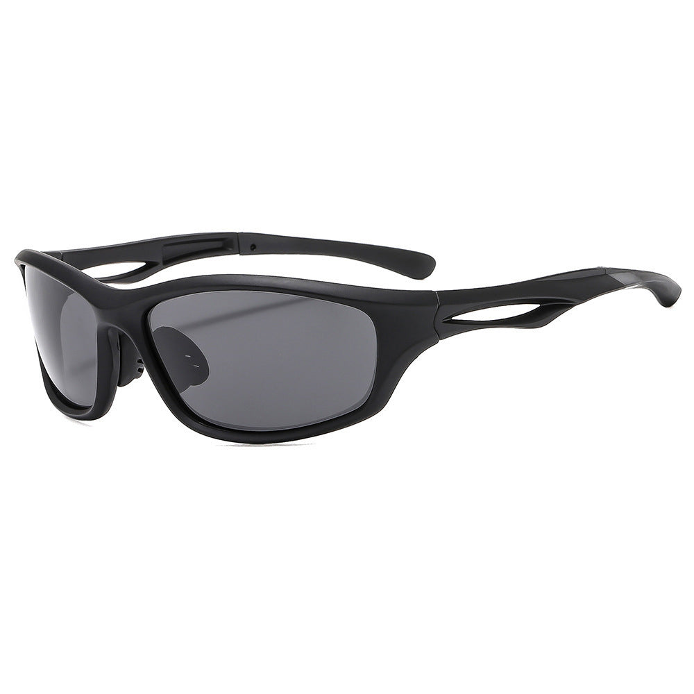Unisex Biciklističke Naočale Techsuit 9309, Polarizirane, Crno Sive