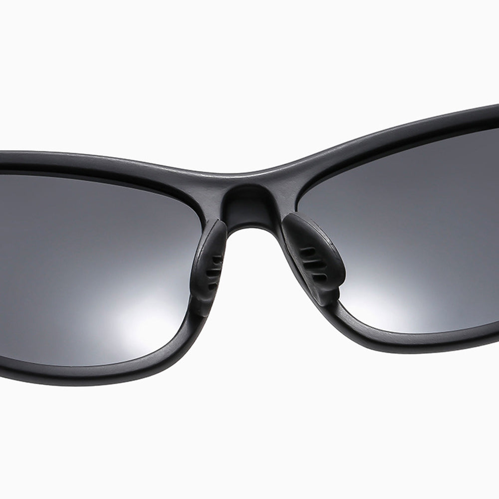 Unisex Biciklističke Naočale Techsuit 9309, Polarizirane, Crno Sive