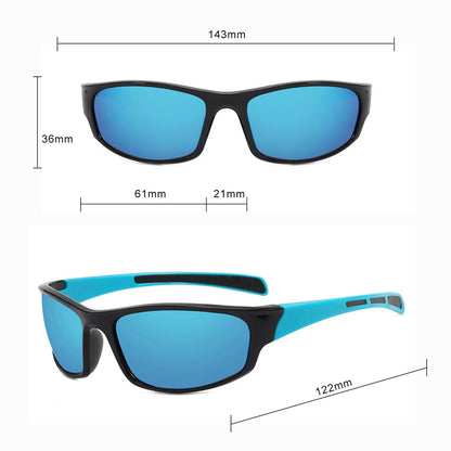 Unisex Biciklističke Naočale Techsuit 9937, Crno Zelene