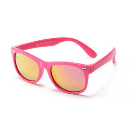 Dječje Sunčane Naočale Techsuit D802, Polarizirane, UV Zaštita, Roze