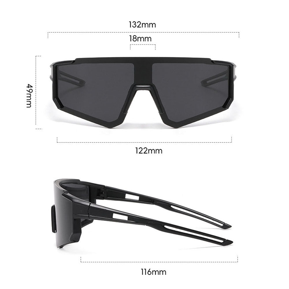 Dječje Sunčane Naočale Techsuit R601, Polarizirane, UV Zaštita, Crne Narančaste Žute