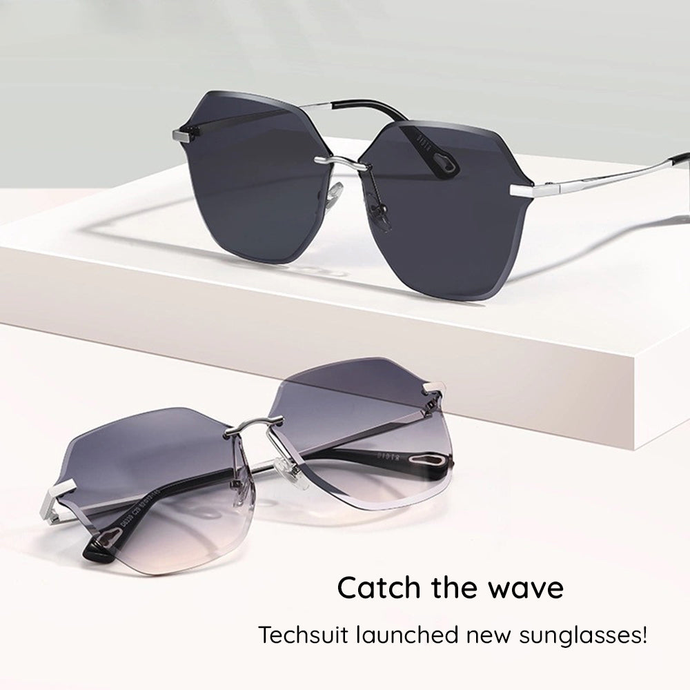Sunčane naočale za žene Techsuit 8195, srebrno sive