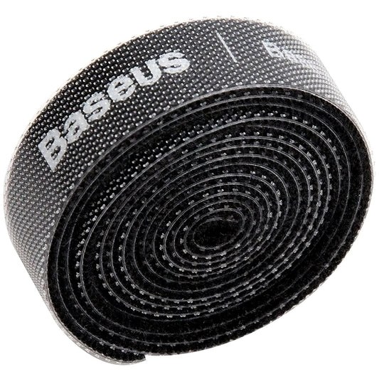 Organizator kabela Baseus Circle, Velcro, 0.5m, Crni