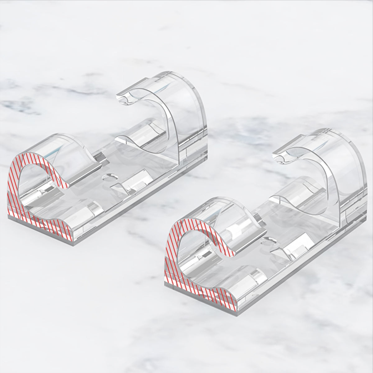 Organizator kabela CableCreation CT1001, Set 50 komada, Prozirno