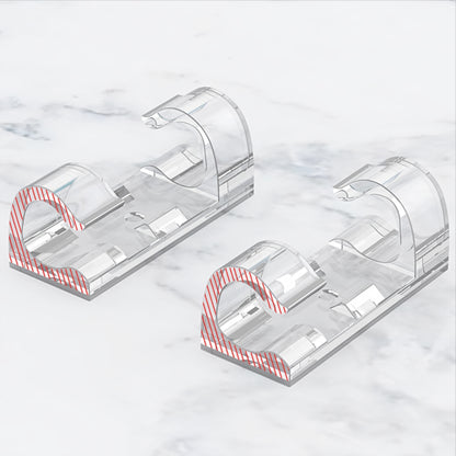 Organizator kabela CableCreation CT1001, Set 50 komada, Prozirno