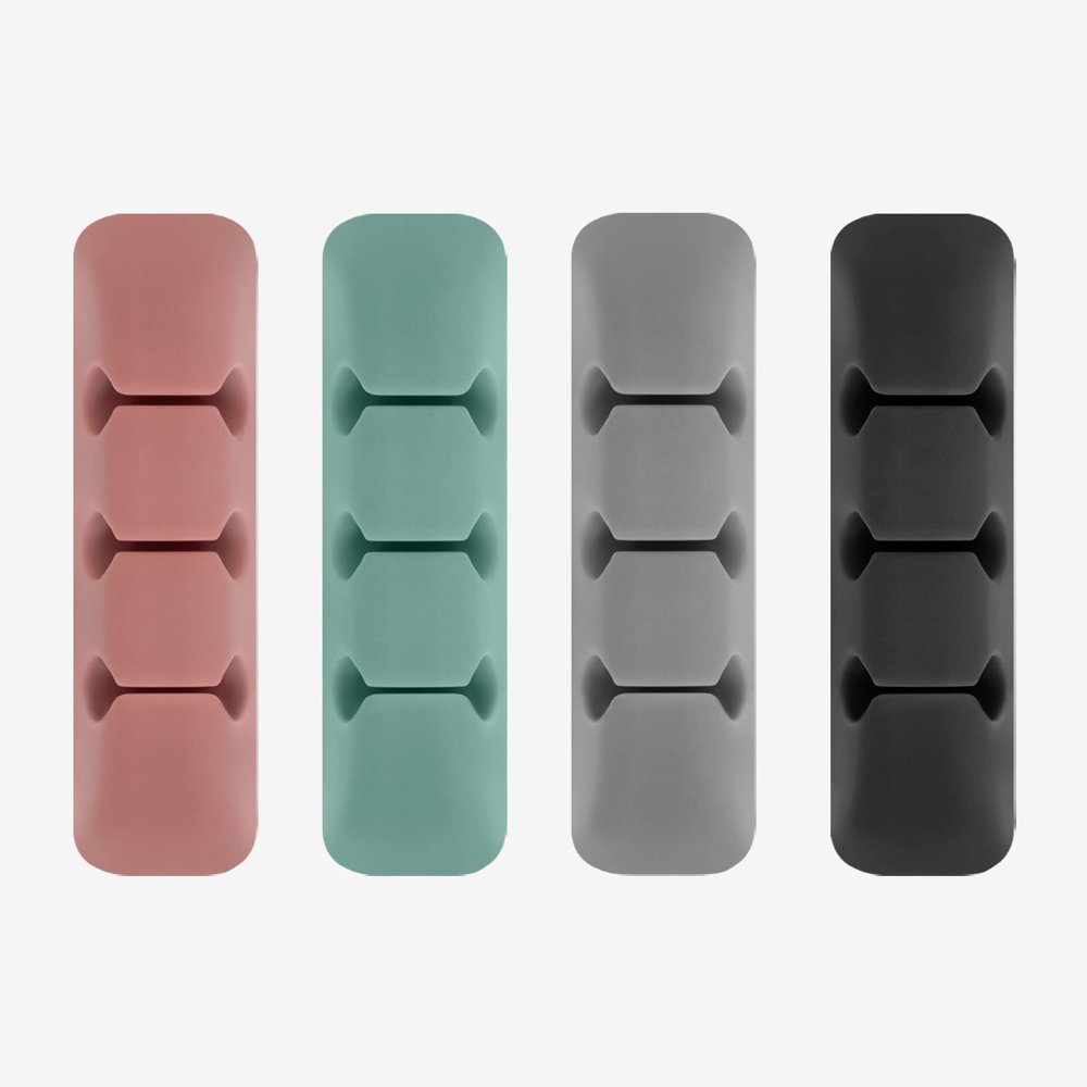 Organizator kabela Ringke, Set 4 komada, Razne boje