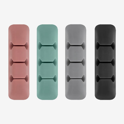 Organizator kabela Ringke, Set 4 komada, Razne boje