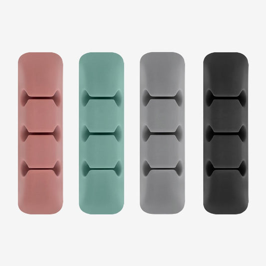 Organizator kabela Ringke, Set 4 komada, Razne boje