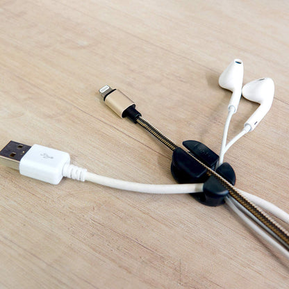 Organizator kabela Ringke, Set 6 komada, Crna