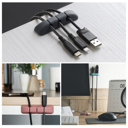 Organizator kabela Ringke, Set 8 komada, Razne boje