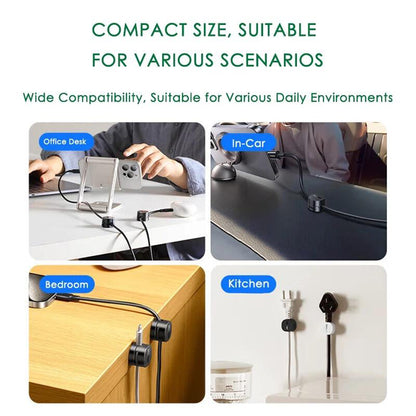 Organizator kabela UGREEN LP886, Set 3 Komada, Crni