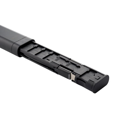 Organizator s Dodacima / Čitač Kartica Qualo QZS-P-01, Crni