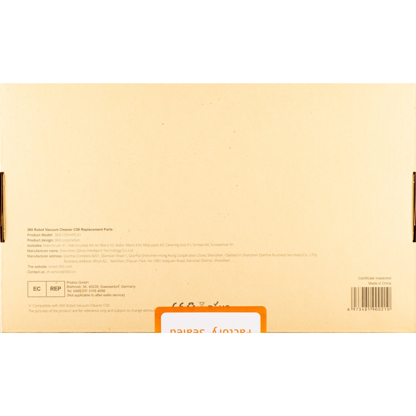 Paket potrošnog materijala za usisavač Xiaomi 360 Robot Vacuum Cleaner C50 360-C50HHPJ-01