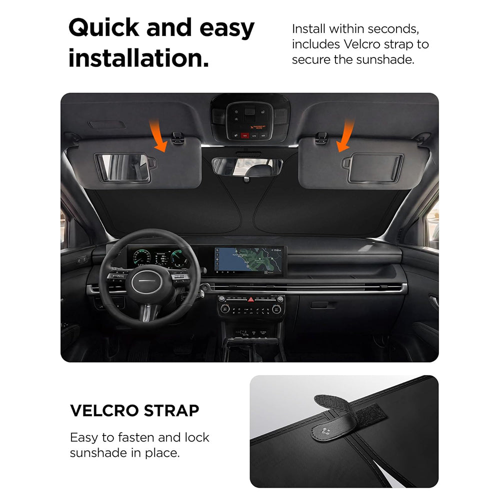 Auto Sjenilo za Vjetrobransko Staklo Spigen UO260, 85cm x 148cm ACP11460