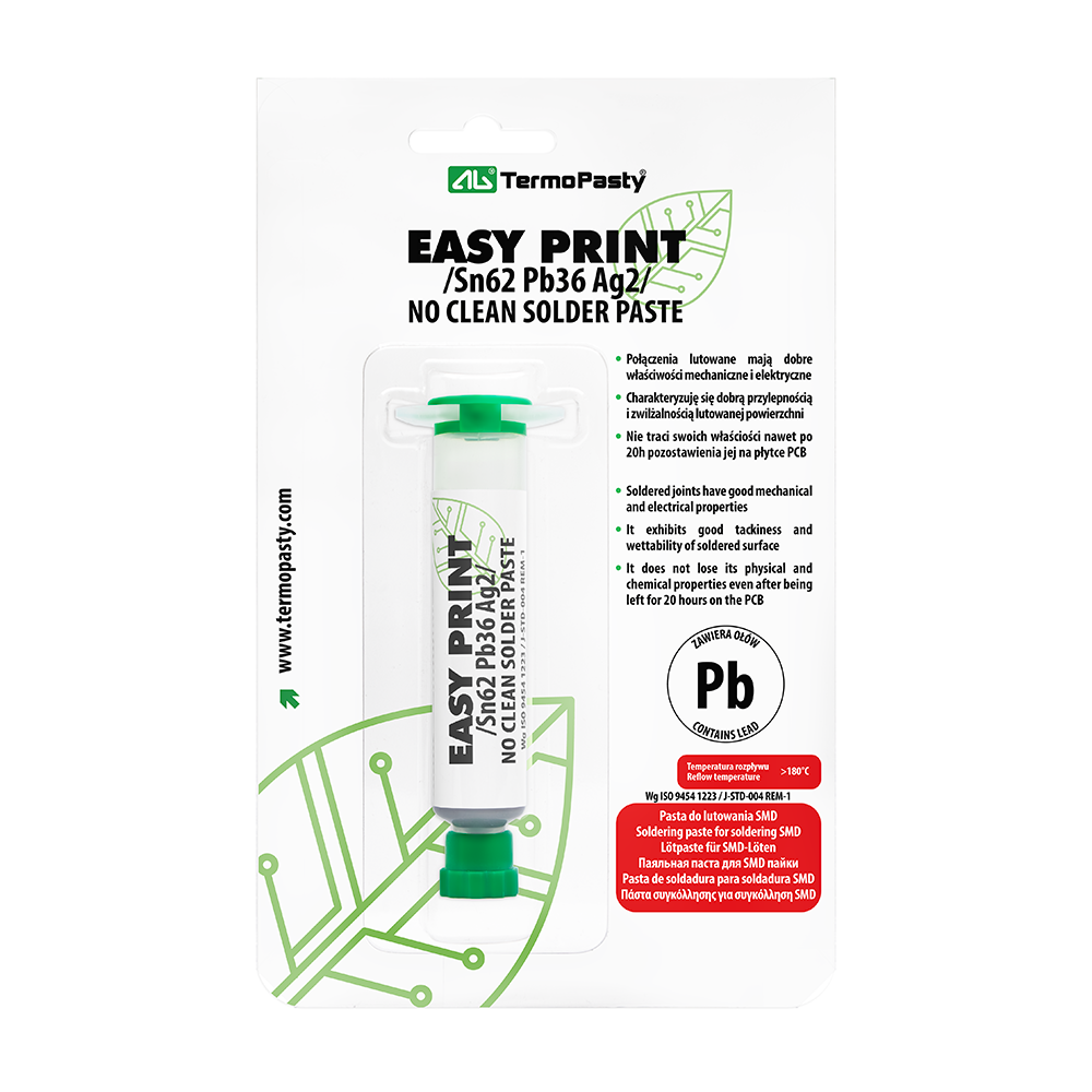Pasta za lemljenje AG Termopasty Easy Print, 20g ART.AGT-024