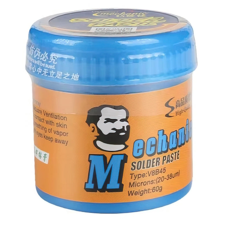 Pasta Fludor Mechanic V5B45, Točka topljenja 138 stupnjeva