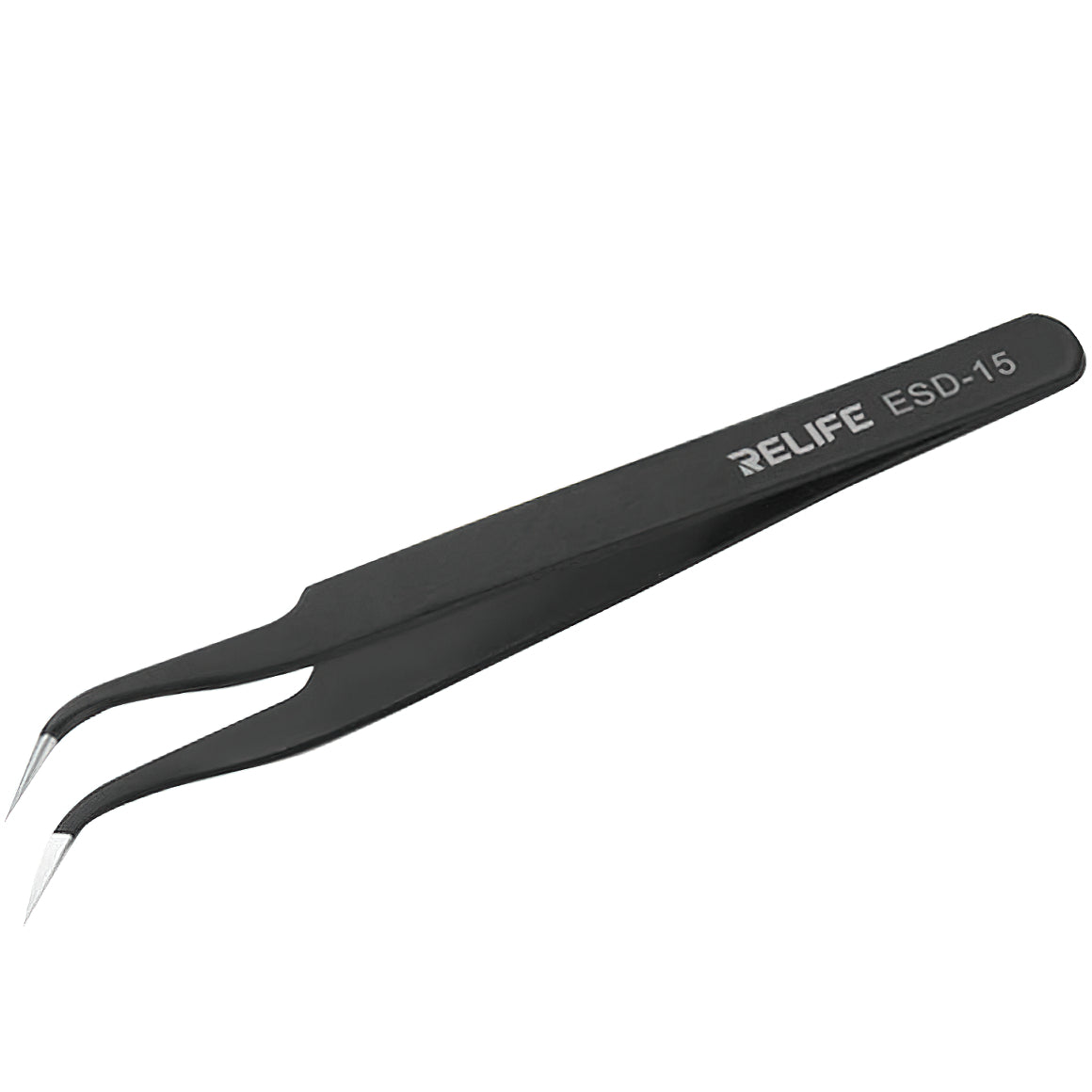Krivuljasta pinceta Relife RL-ESD-15, Crna