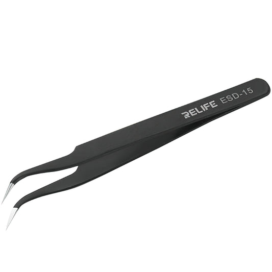Krivuljasta pinceta Relife RL-ESD-15, Crna