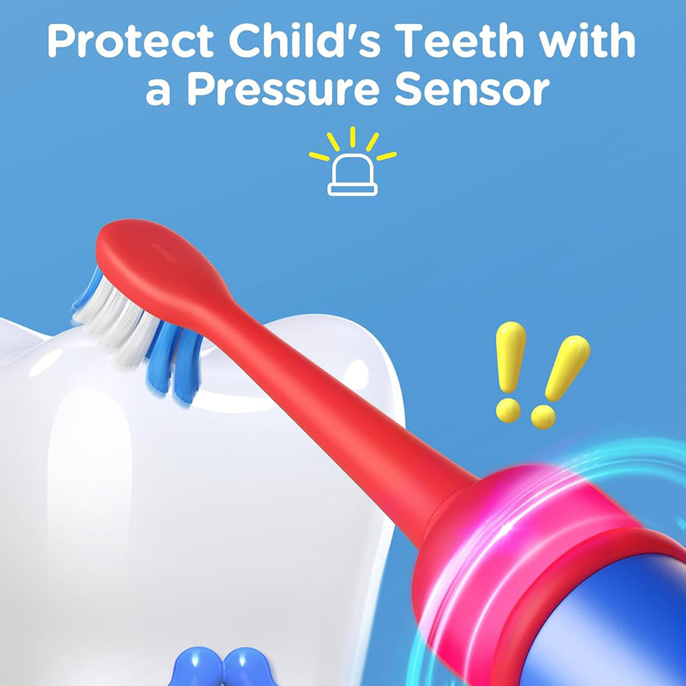 Električna četkica za zube Bitvae BVK7S Kids, Plavo Crvena