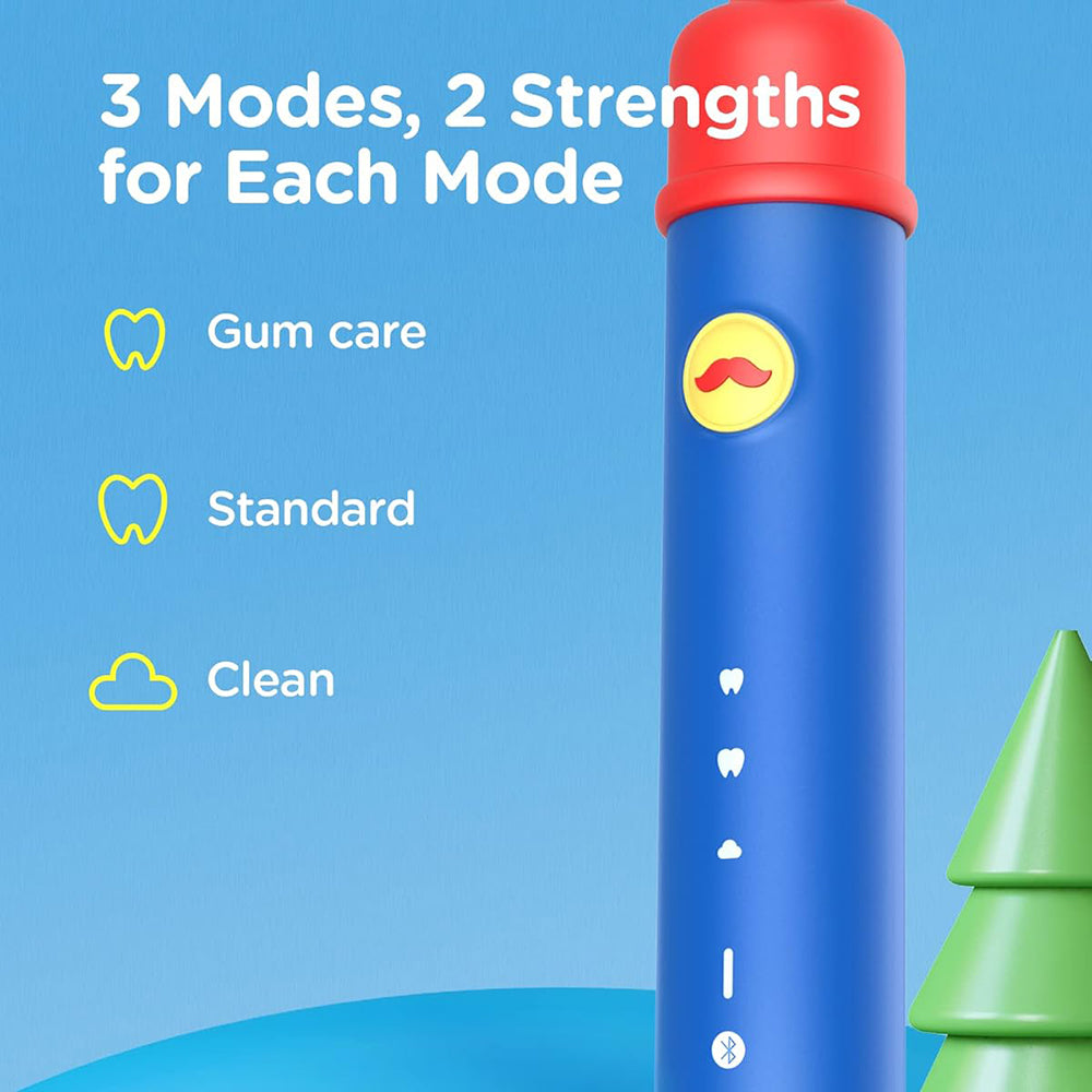 Električna četkica za zube Bitvae BVK7S Kids, Plavo Crvena