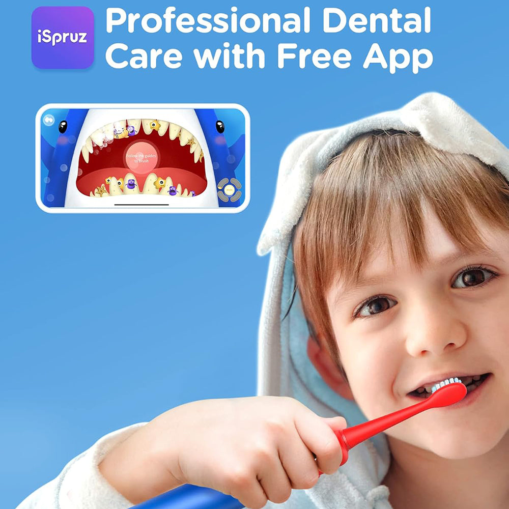 Električna četkica za zube Bitvae BVK7S Kids, Plavo Crvena