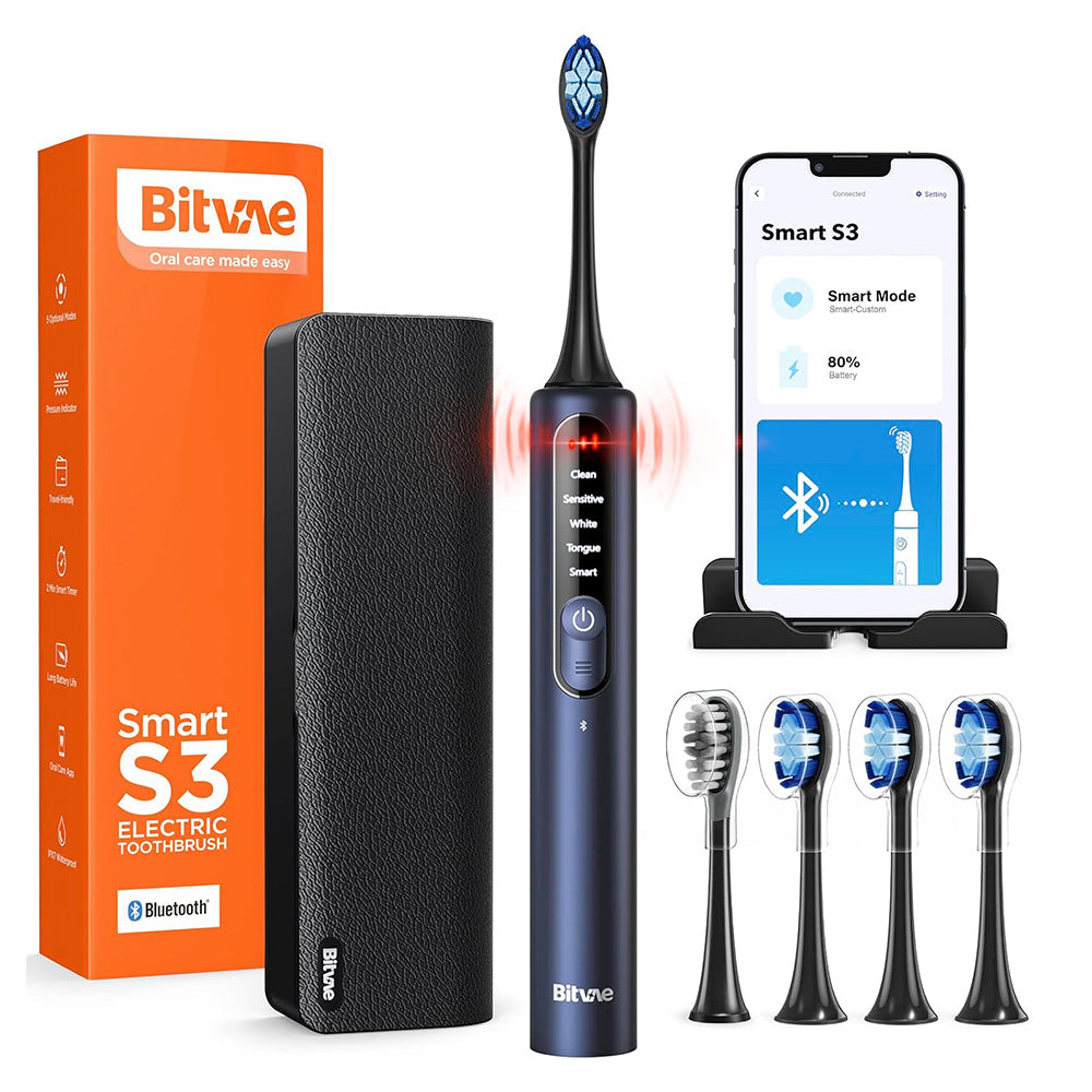 Električna četkica za zube Bitvae S3 Smart, Tamnoplava