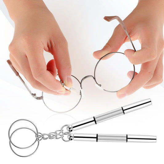 Silikonski jastučići za naočale i odvijač Techsuit ST1, Set od 4 komada, Prozirni